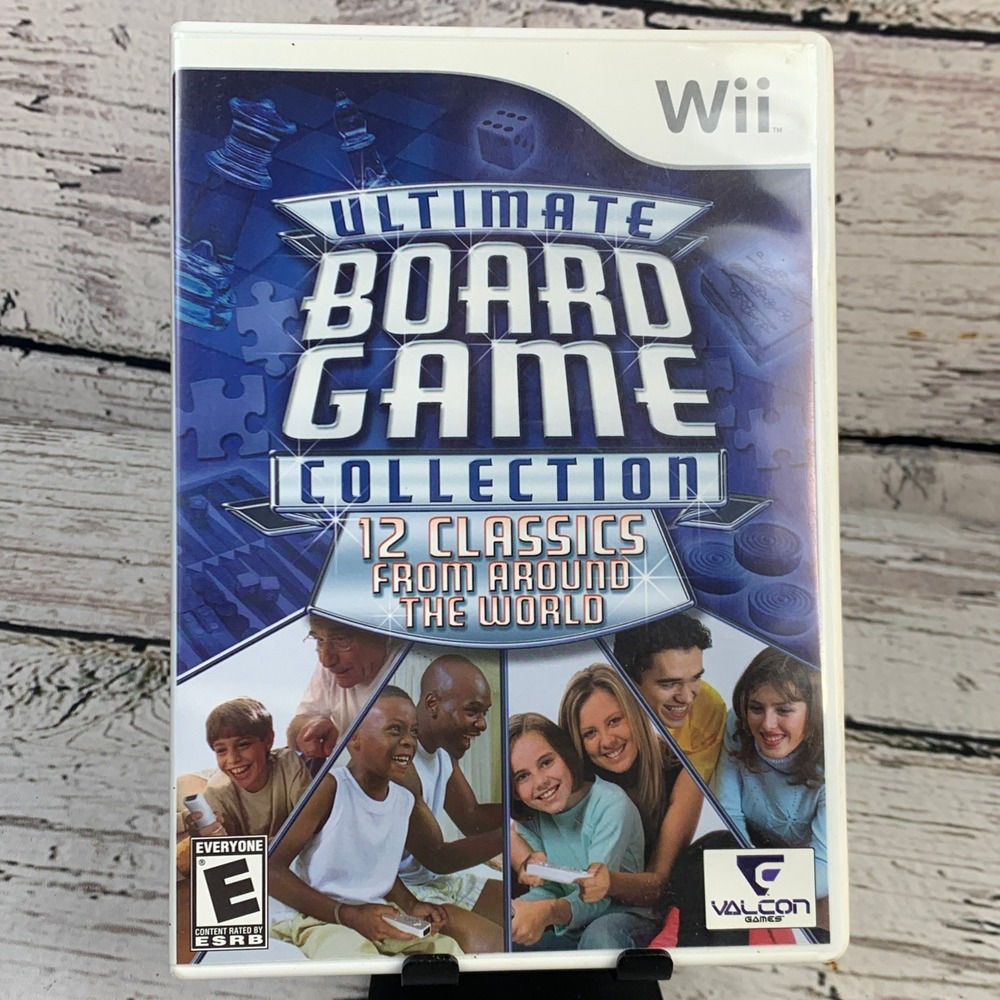 Ultimate Board Game Collection Wii 12‎ Classics Family Fun Tested Complete